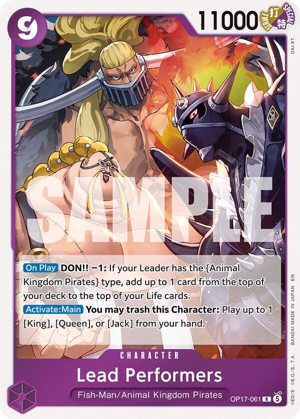 The World's Strongest Warriors - OP17-061 - Lead Performers - R - Foil