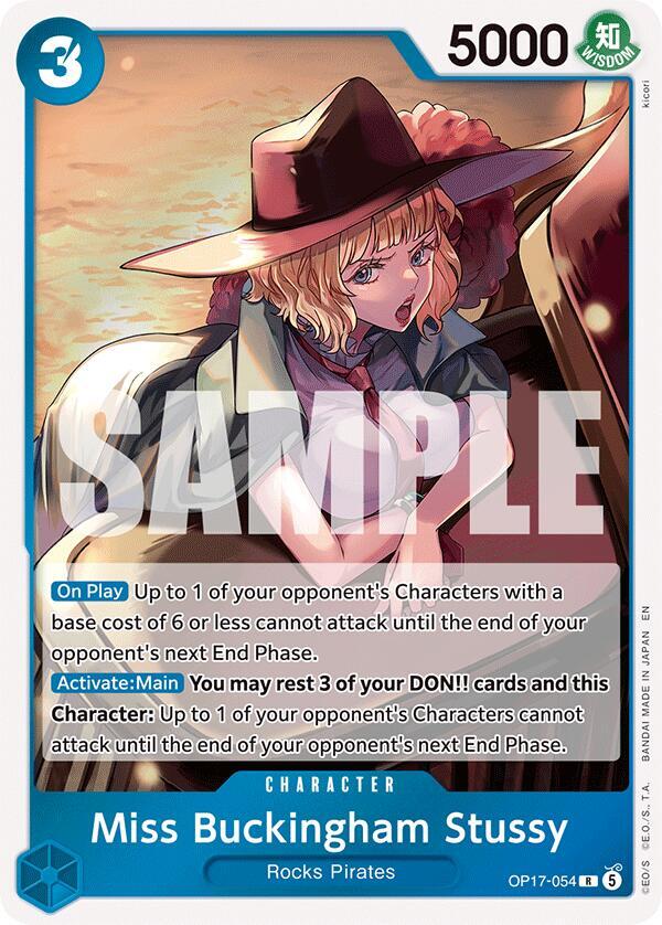 The World's Strongest Warriors - OP17-054 - Miss Buckingham Stussy - R - Foil