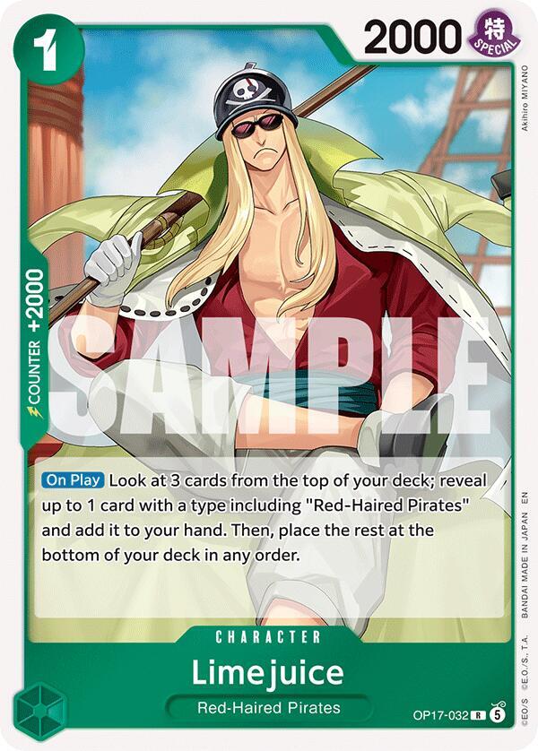 The World's Strongest Warriors - OP17-032 - Limejuice - R - Foil