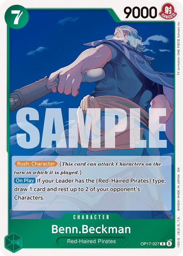 The World's Strongest Warriors - OP17-027 - Benn.Beckman - R - Foil
