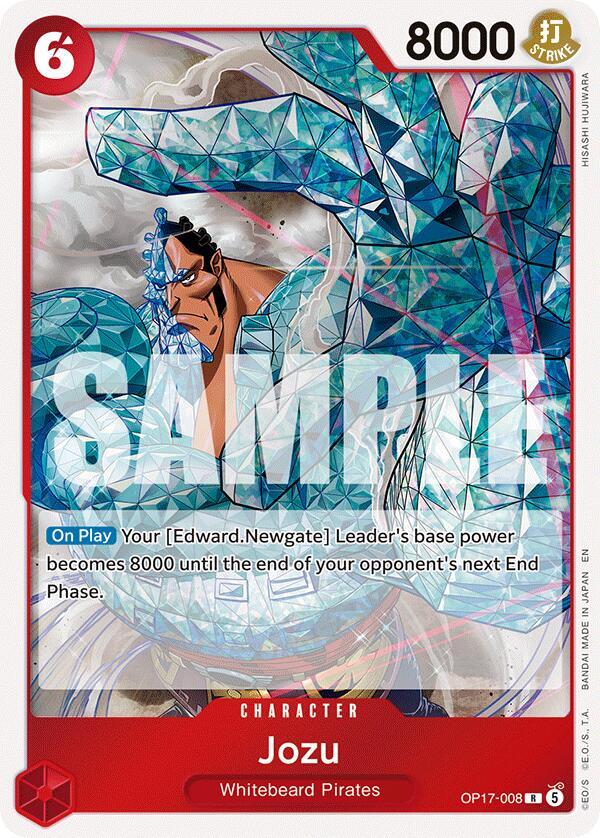 The World's Strongest Warriors - OP17-008 - Jozu - R - Foil