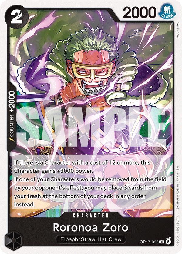 The World's Strongest Warriors - OP17-095 - Roronoa Zoro (095) - C
