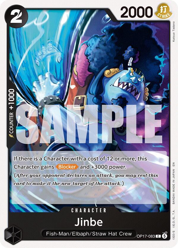 The World's Strongest Warriors - OP17-083 - Jinbe (083) - C