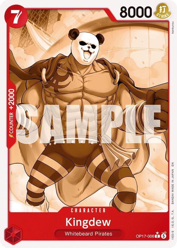 The World's Strongest Warriors - OP17-006 - Kingdew (Pandaman Art) - C