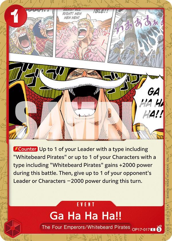 The World's Strongest Warriors - OP17-017 - Ga Ha Ha Ha!! - C
