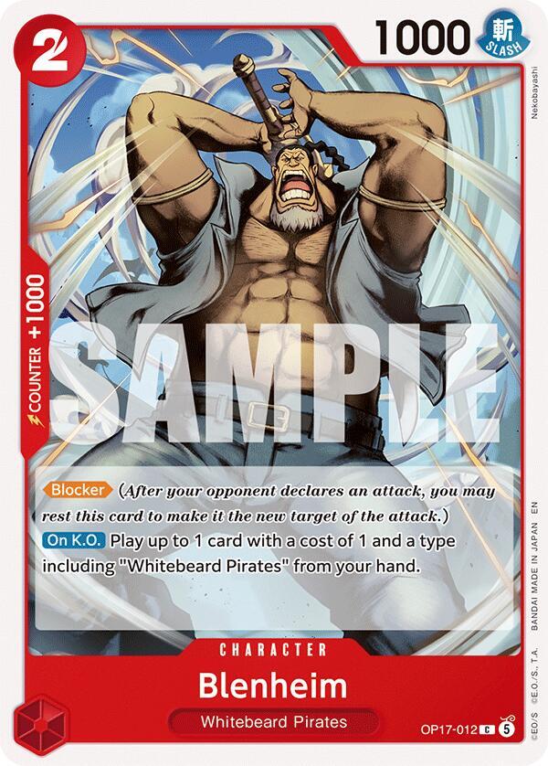 The World's Strongest Warriors - OP17-012 - Blenheim - C