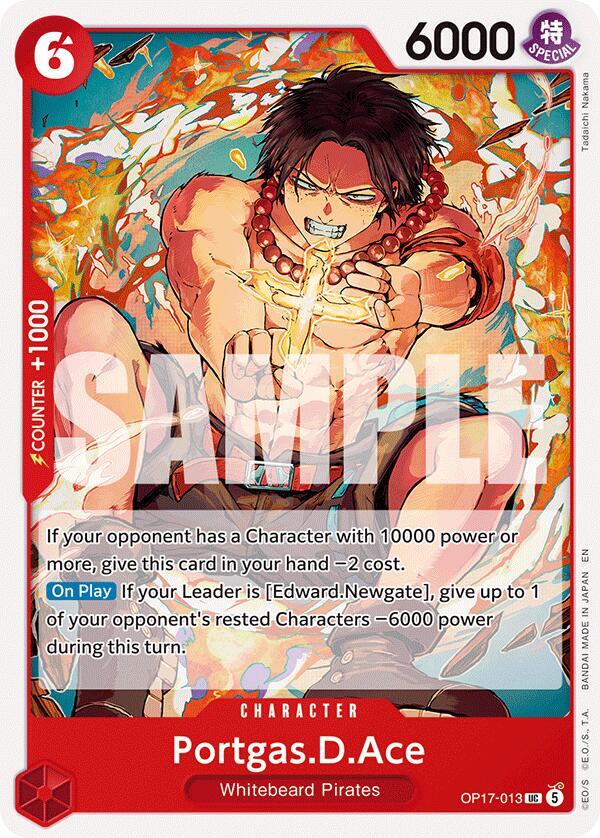 The World's Strongest Warriors - OP17-013 - Portgas.D.Ace - UC