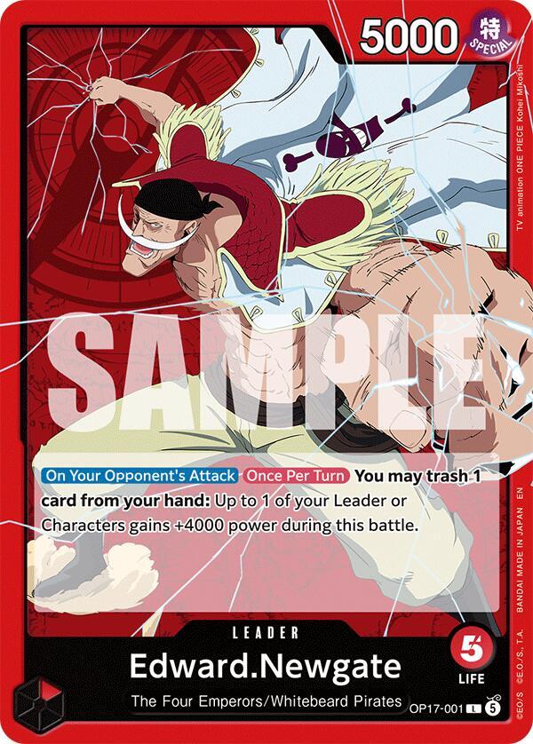 The World's Strongest Warriors - OP17-001 - Edward.Newgate (001) - L