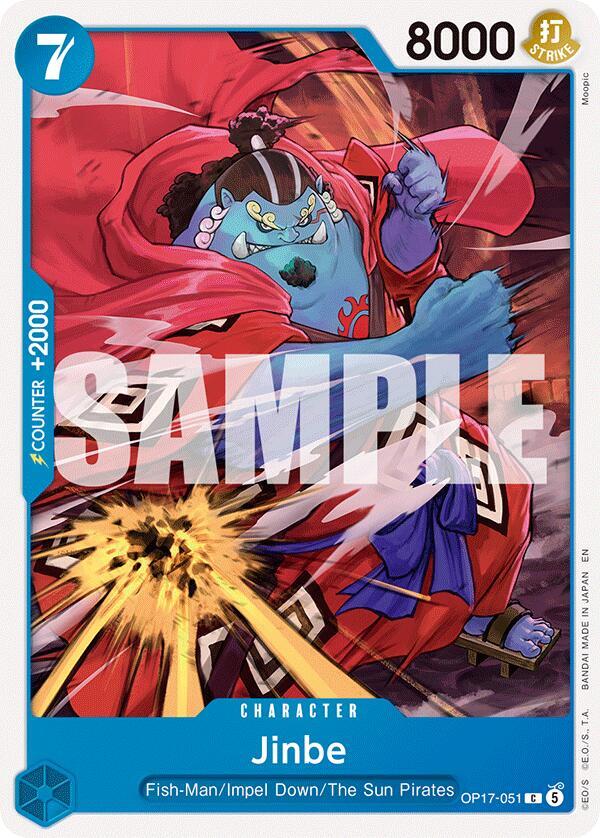 The World's Strongest Warriors - OP17-051 - Jinbe (051) - C