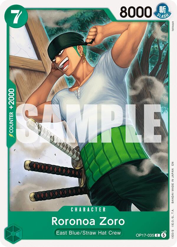 The World's Strongest Warriors - OP17-035 - Roronoa Zoro (035) - C