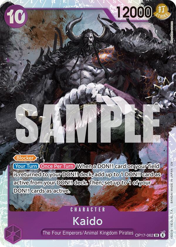 The World's Strongest Warriors - OP17-062 - Kaido (062) - SR - Foil