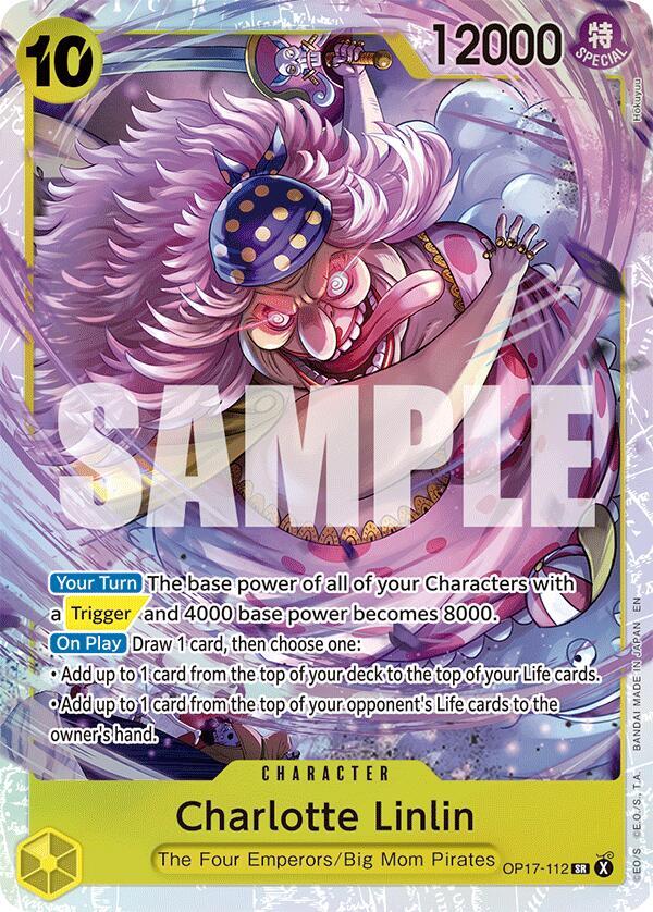 The World's Strongest Warriors - OP17-112 - Charlotte Linlin (112) - SR - Foil