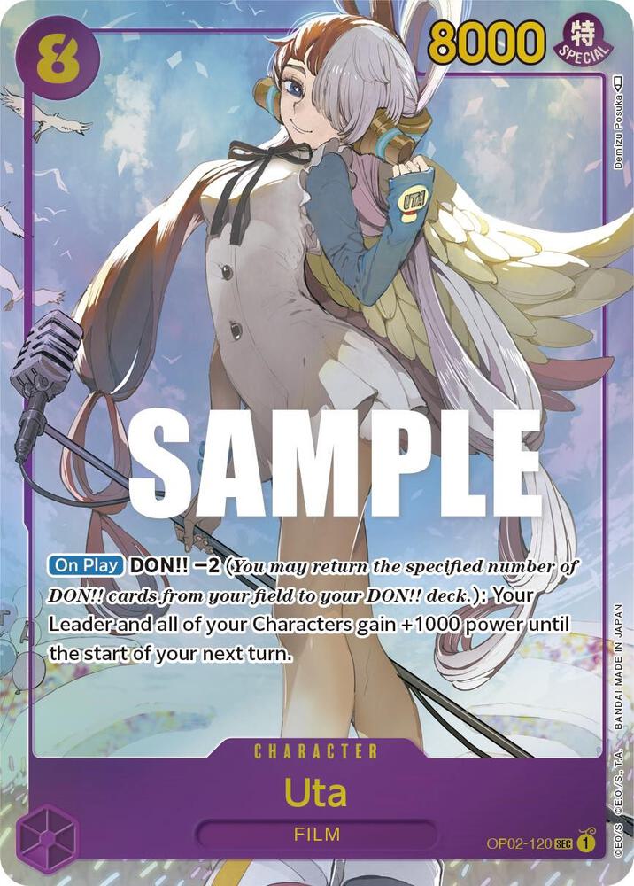 Paramount War - OP02-120 - Uta (Alternate Art) - SEC