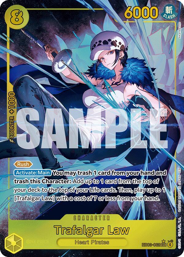 Extra Booster: One Piece Heroines Edition - EB03-062 - Trafalgar Law (Alternate Art) - SEC