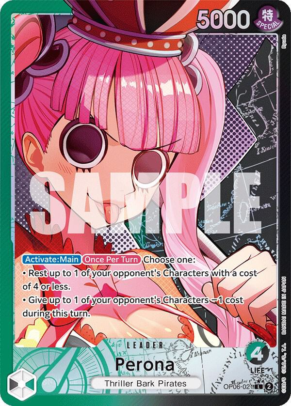 Wings of the Captain - OP06-021 - Perona (021) (Alternate Art) - L