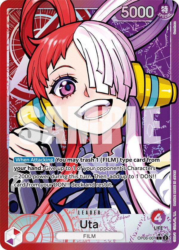 Wings of the Captain - OP06-001 - Uta (Alternate Art) - L