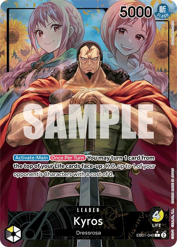 Extra Booster: Memorial Collection - EB01-040 - Kyros (Alternate Art) - L