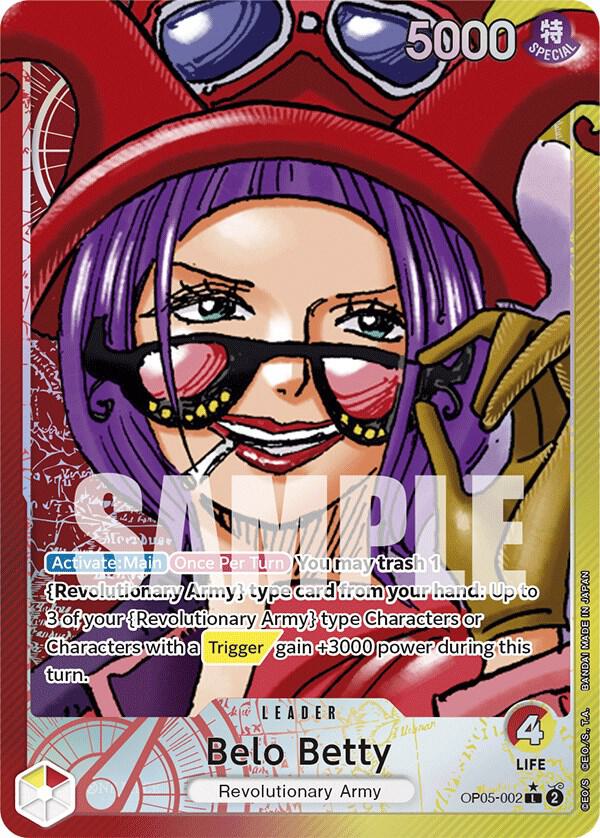 Awakening of the New Era - OP05-002 - Belo Betty (002) (Alternate Art) - L