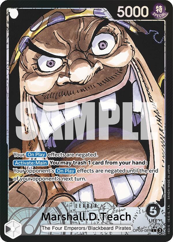 Emperors in the New World - OP09-081 - Marshall.D.Teach (081) (Parallel) - L
