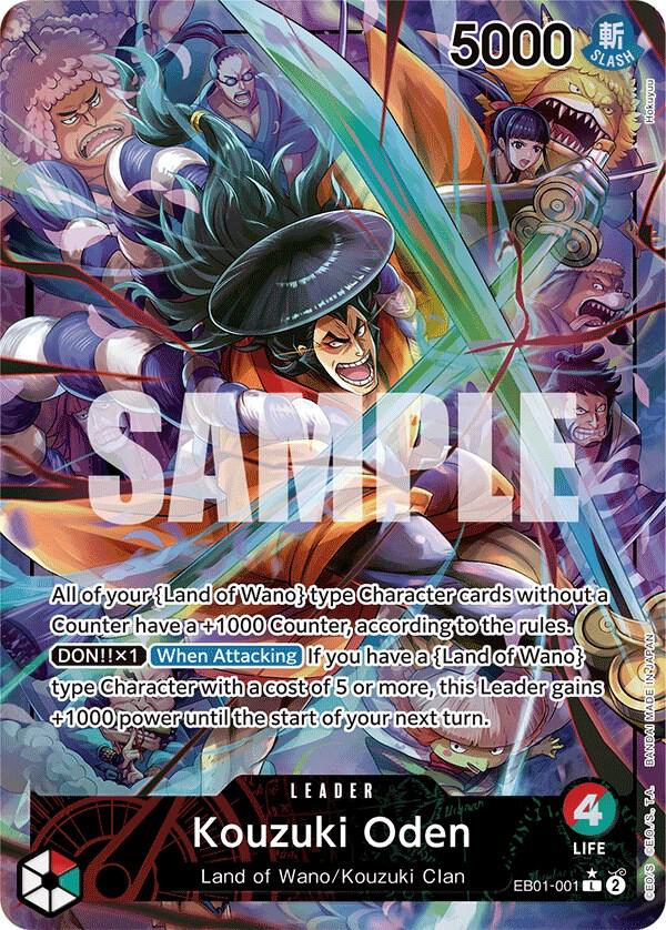 Extra Booster: Memorial Collection - EB01-001 - Kouzuki Oden (Alternate Art) - L