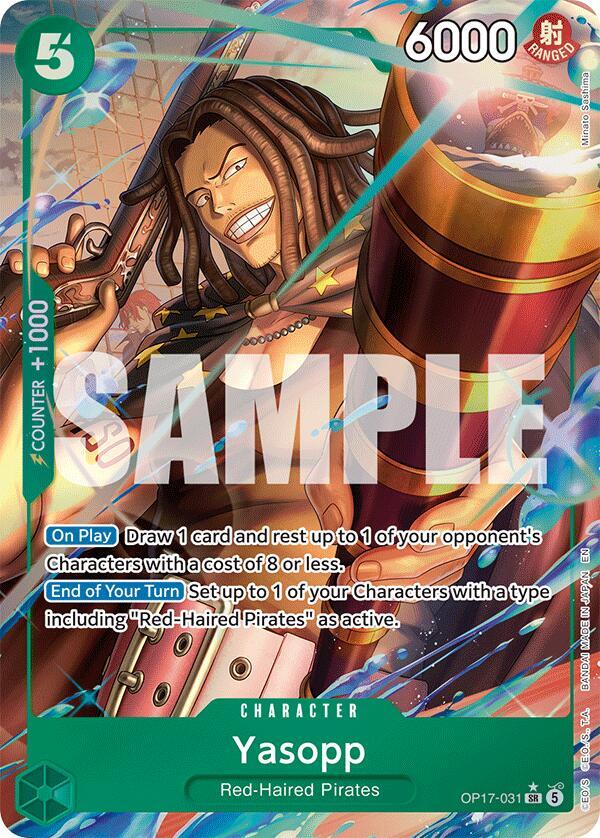 The World's Strongest Warriors - OP17-031 - Yasopp (Alternate Art) - SR