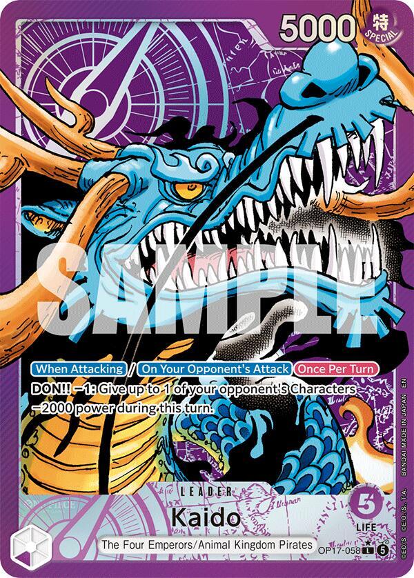 The World's Strongest Warriors - OP17-058 - Kaido (058) (Alternate Art) - L