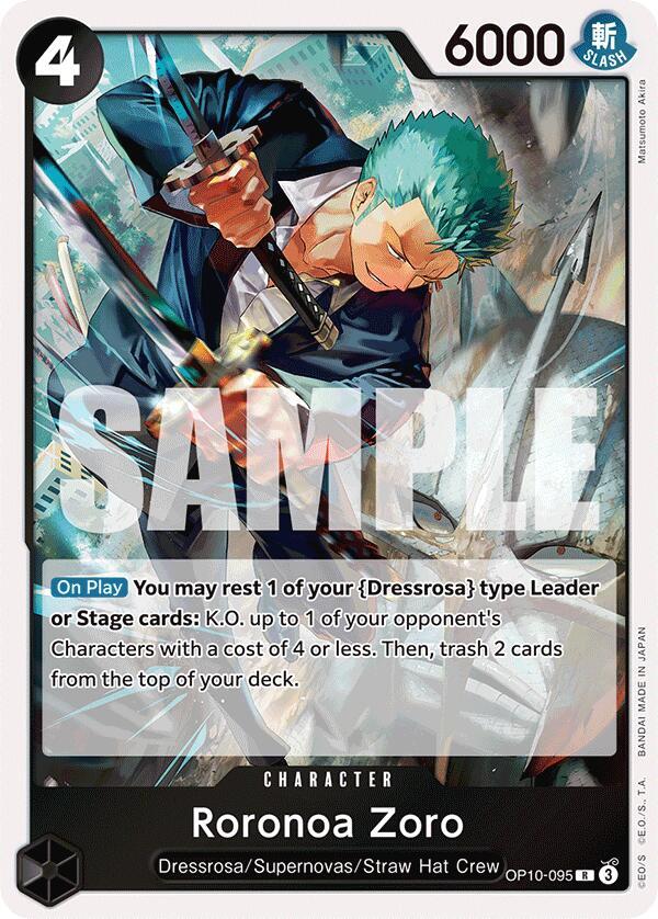 Royal Blood - OP10-095 - Roronoa Zoro (095) - R - Foil