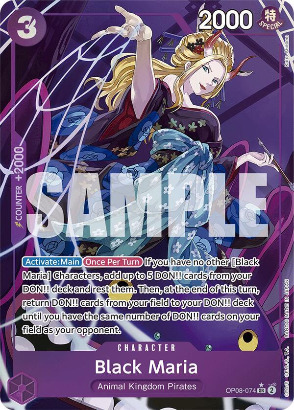 Two Legends - OP08-074 - Black Maria (Parallel) - SR
