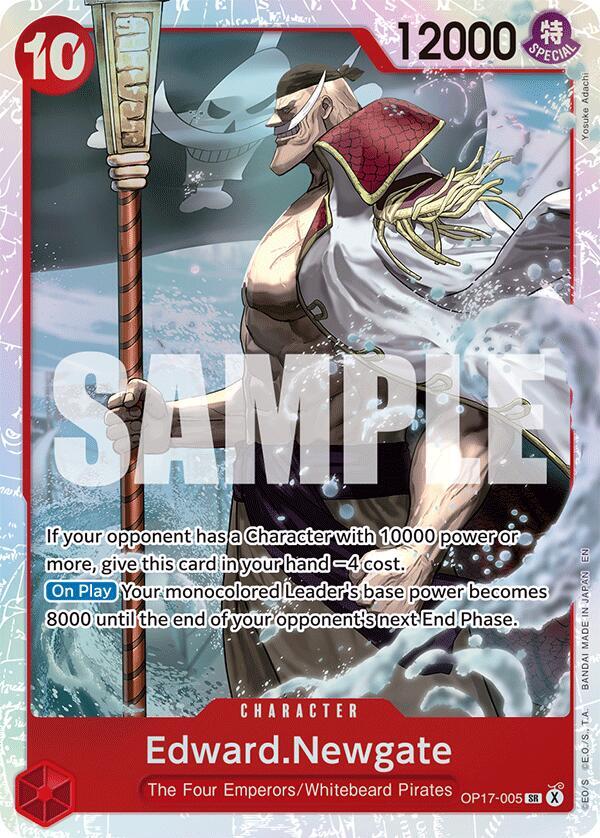The World's Strongest Warriors - OP17-005 - Edward.Newgate (005) - SR - Foil