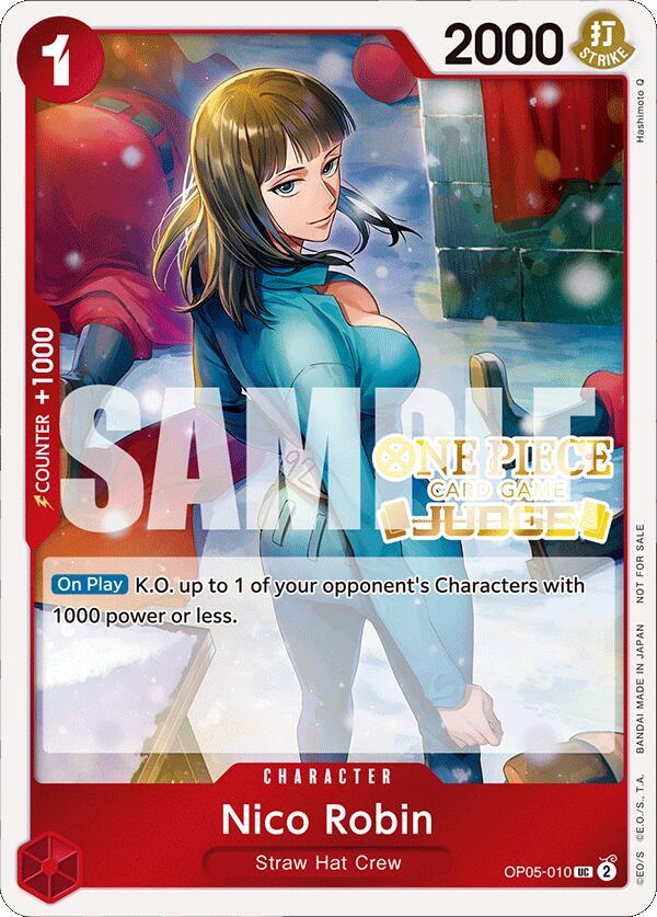 One Piece Promotion Cards - OP05-010 - Nico Robin (Judge Pack Vol. 4) - UC