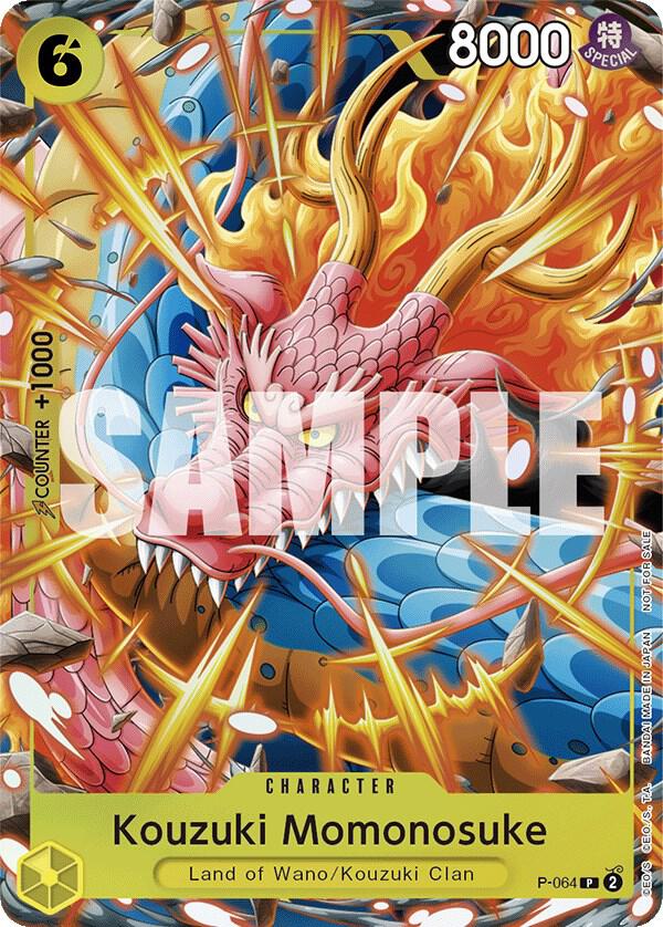 One Piece Promotion Cards - P-064 - Kouzuki Momonosuke (Event Pack Vol. 4) - PR