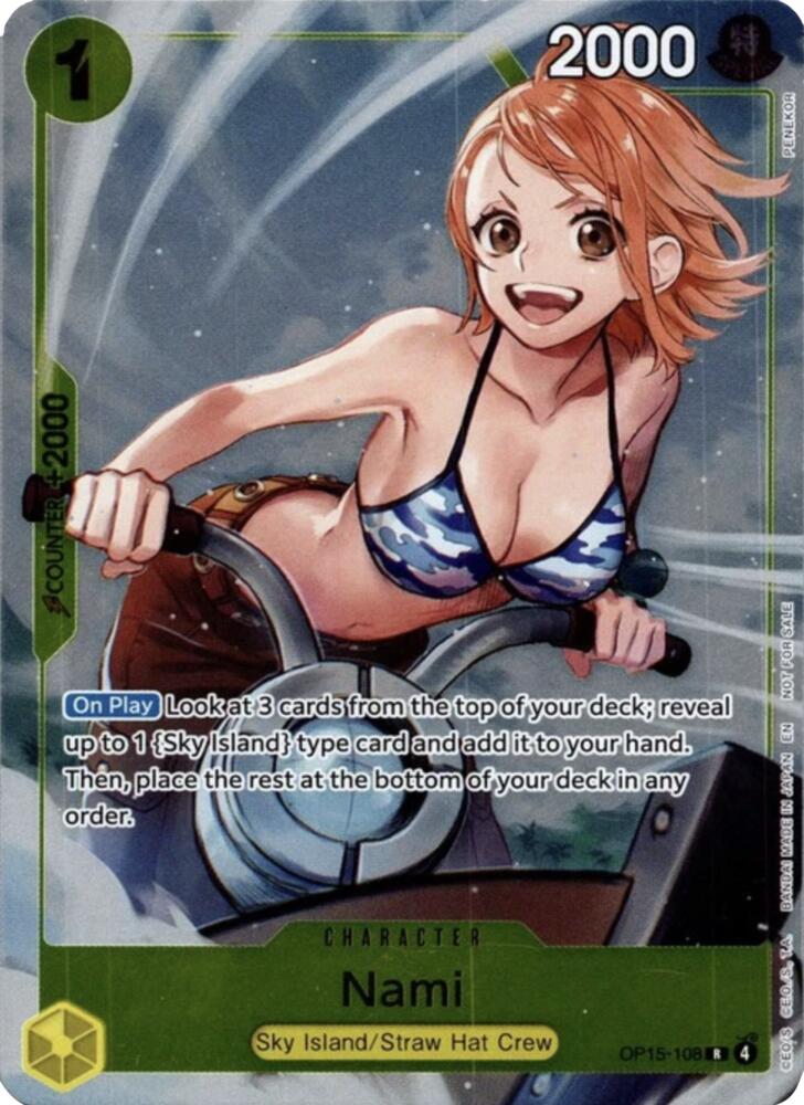 Adventure on Kami's Island - OP15-108 - Nami (OP15-108) (Dash Pack) - R