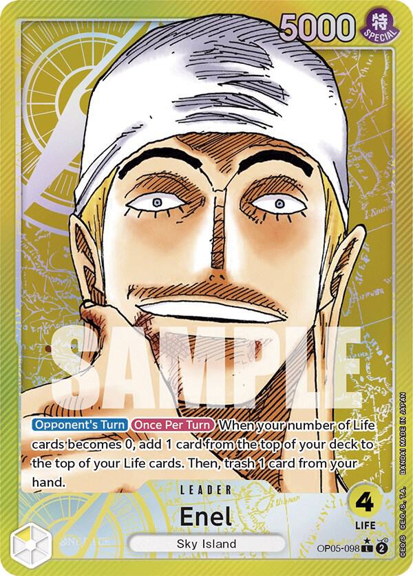 Awakening of the New Era - OP05-098 - Enel (098) (Alternate Art) - L