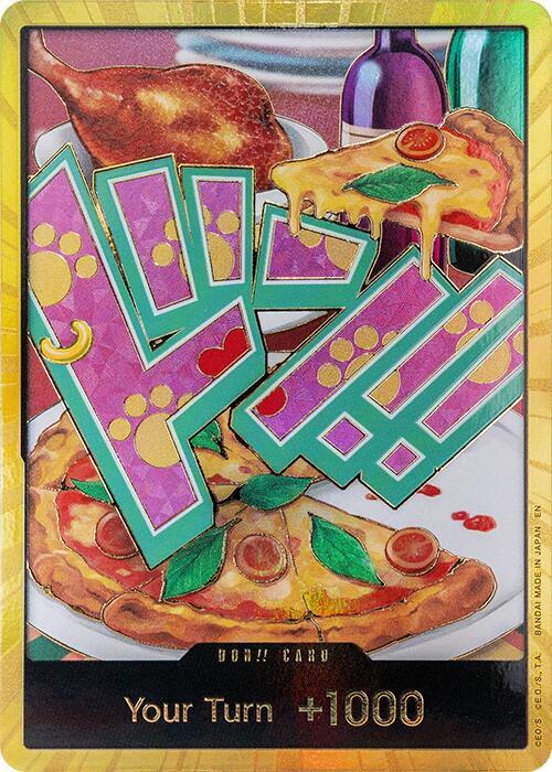 Premium Booster -The Best- Vol. 2 - DON-655112 - DON!! Card (Bonney) (Gold) - DON!! - Foil (Gold)