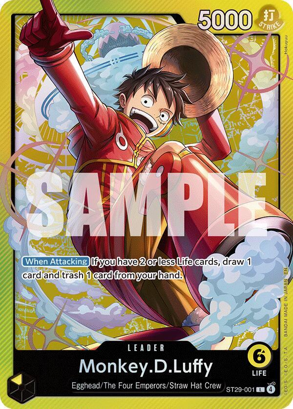 ST-29: Starter Deck 29 Egghead - ST29-001 - Monkey.D.Luffy - L - Foil