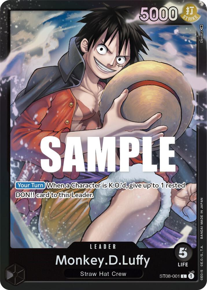 ST-08: Starter Deck 8 Monkey.D.Luffy - ST08-001 - Monkey.D.Luffy - L - Foil