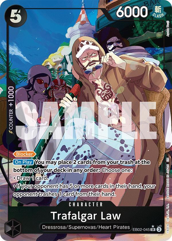 Extra Booster: Anime 25th Collection - EB02-045 - Trafalgar Law - SR - Alt Art