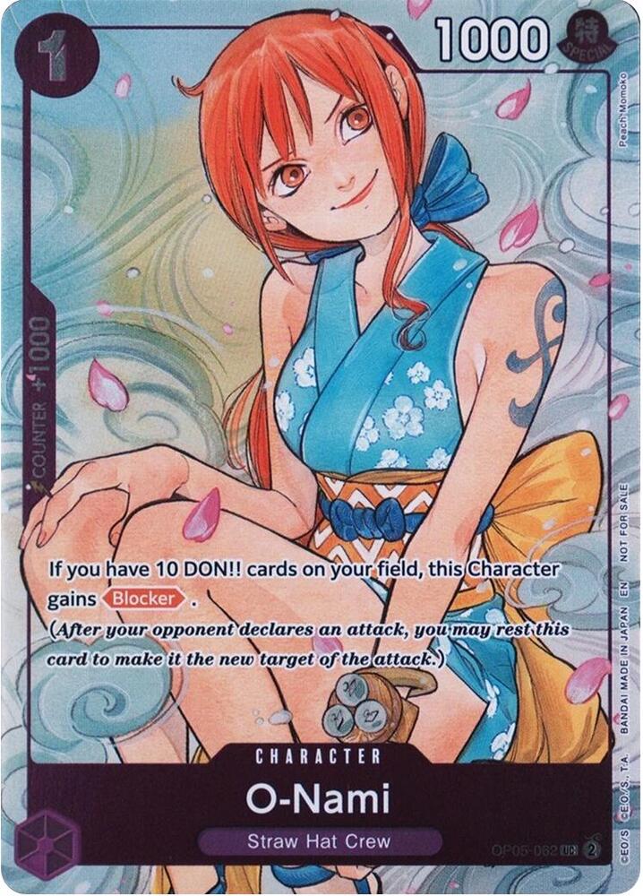 One Piece Promotion Cards - OP05-062 - O-Nami - UC - Dash Pack 2025