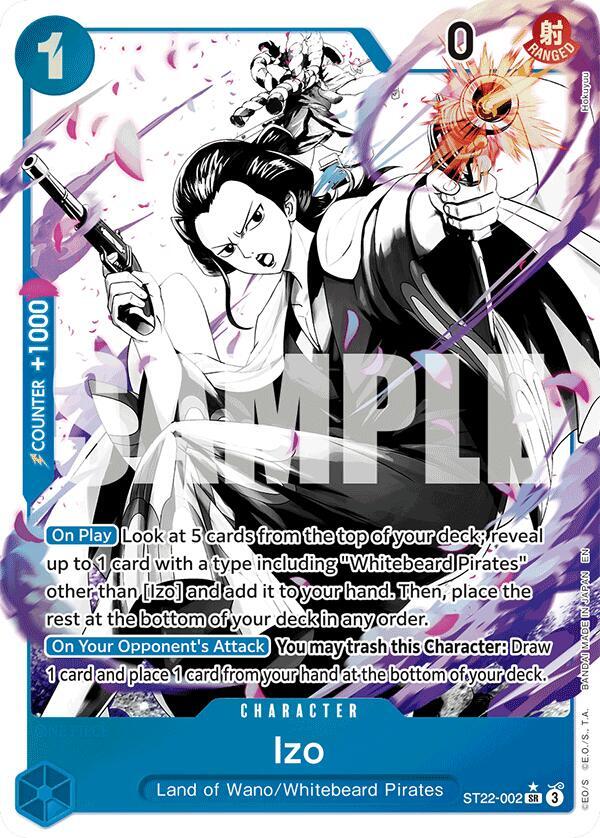 ST-22: Starter Deck 22 Ace & Newgate - ST22-002 - Izo - SR - Parallel