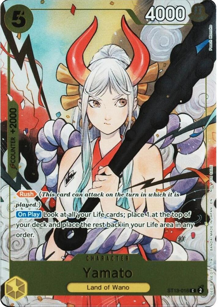 One Piece Promotion Cards - ST13-016 - Yamato - C - Dash Pack 2025
