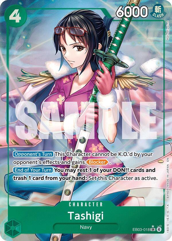 Extra Booster: One Piece Heroines Edition - EB03-018 - Tashigi - SR - Alt Art