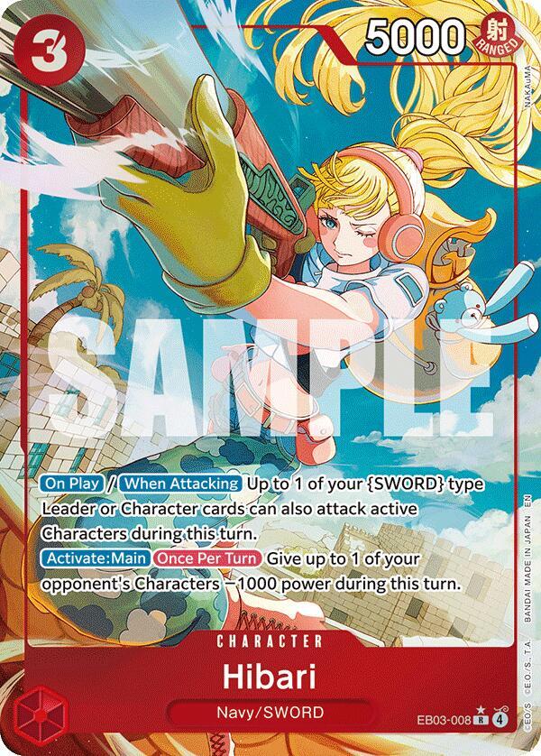 Extra Booster: One Piece Heroines Edition - EB03-008 - Hibari - R - Alt Art