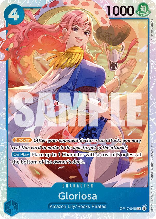 The World's Strongest Warriors - OP17-046 - Gloriosa - SR - Foil