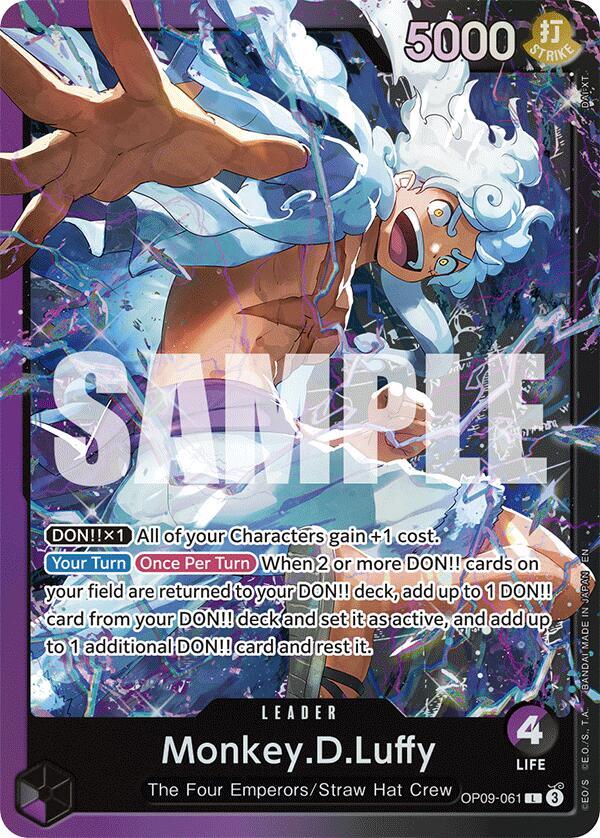 ST-26: Starter Deck 26 PURPLE/BLACK Monkey.D.Luffy - OP09-061 - Monkey.D.Luffy - L - Foil