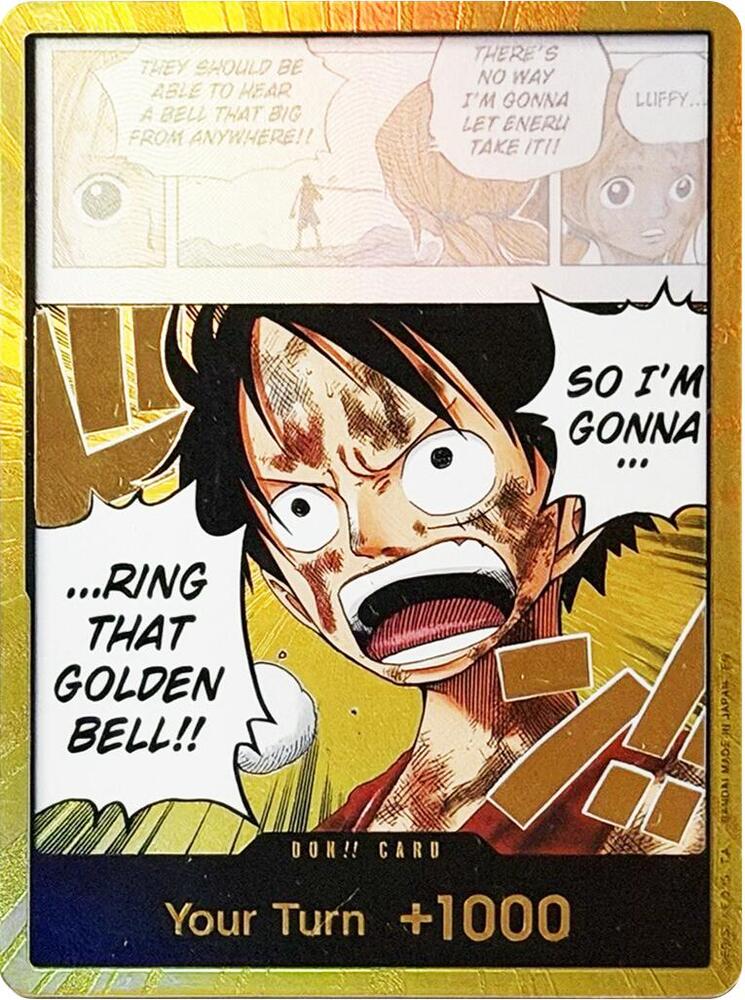Adventure on Kami's Island - DON-686651 - DON!! Card (Luffy) (Gold) - DON!! - Foil (Gold)