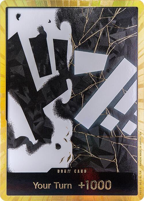 Premium Booster -The Best- Vol. 2 (JP) - DON-PRB02-10250 - DON!! Card (Teach) (Gold) - DON!! - Super Parallel