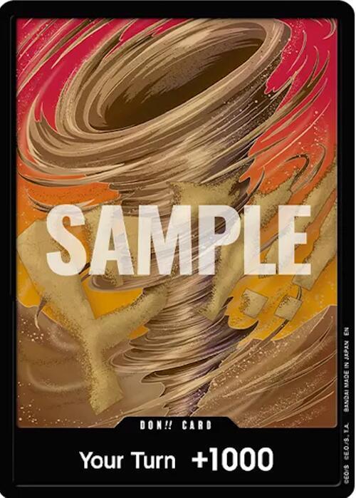 The Azure Sea's Seven - DON-672738 - DON!! Card (Crocodile) (Double Pack Set Vol. 9) - DON!! - Foil