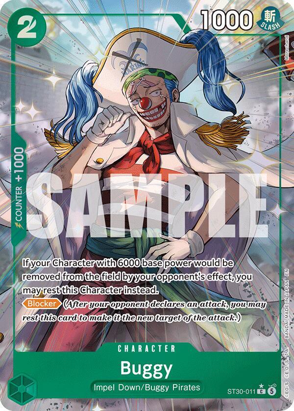ST-30: Starter Deck 30 EX Luffy & Ace - ST30-011 - Buggy (Full Art) - C