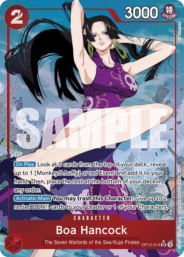 Legacy of the Master - OP12-014 - Boa Hancock (Alternate Art) - SR