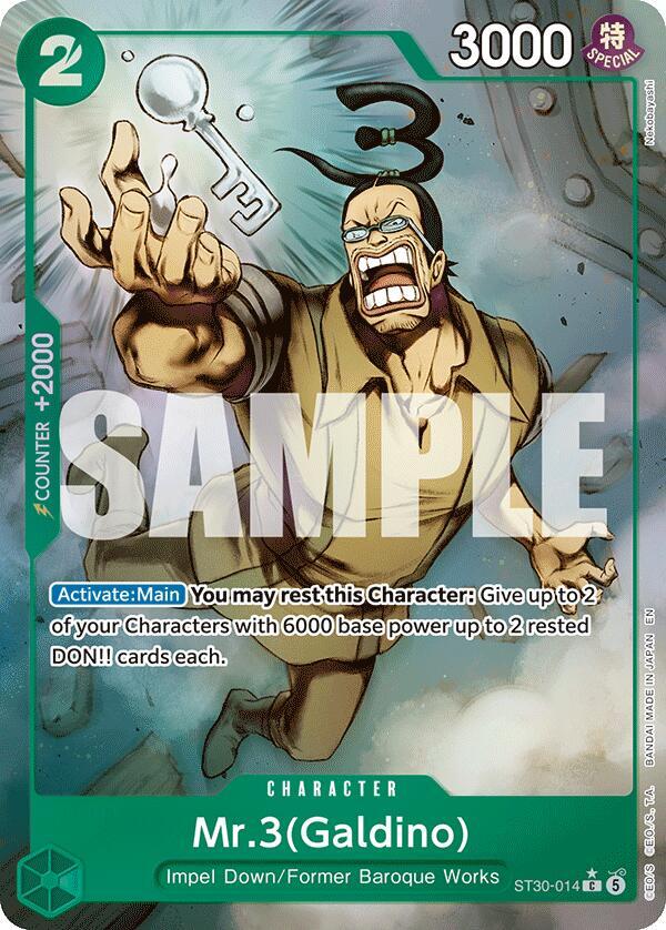 ST-30: Starter Deck 30 EX Luffy & Ace - ST30-014 - Mr.3(Galdino) (Full Art) - C